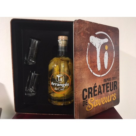 COFFRET METAL RHUM DE CED ANANAS